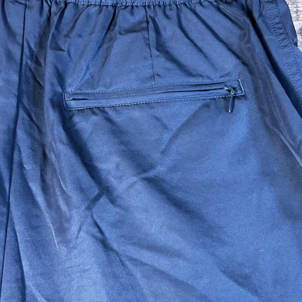 Nike Court Challenge Vintage Navy Blue Tennis Shorts Mens Large 90s Retro Logo